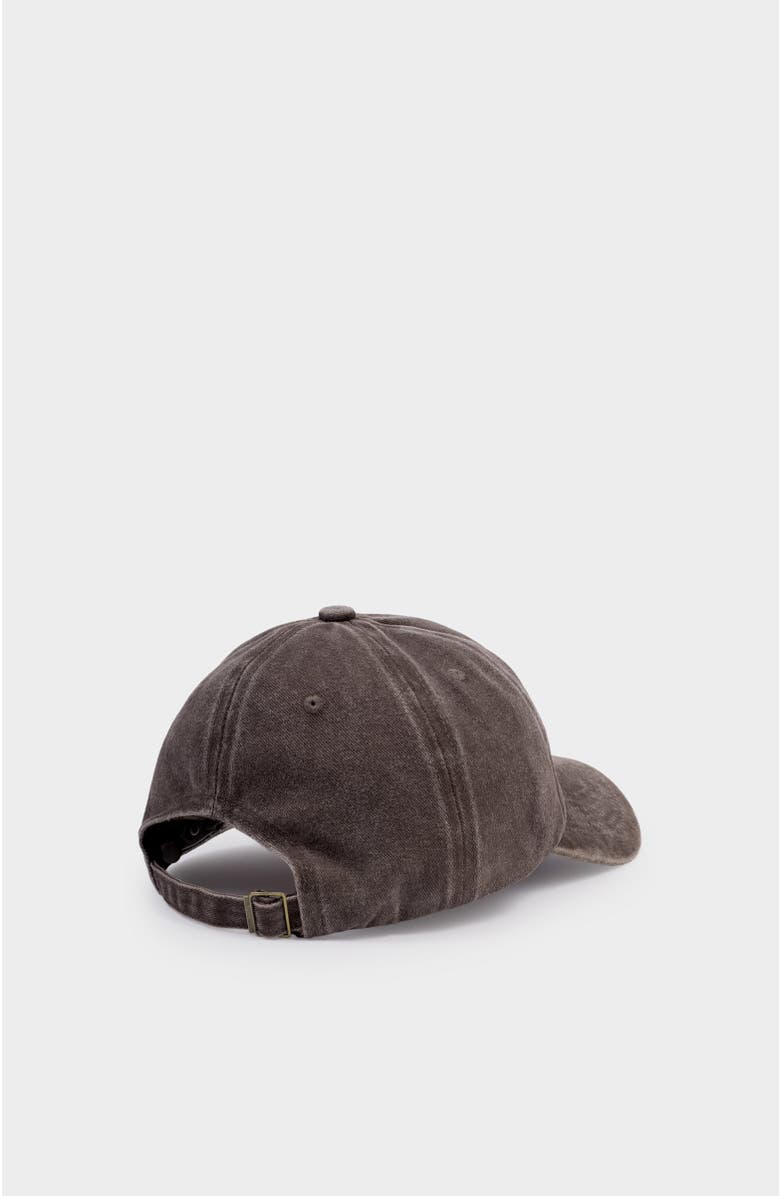 Katie Loxton Embroidered Cap, Alternate, color, Chocolate