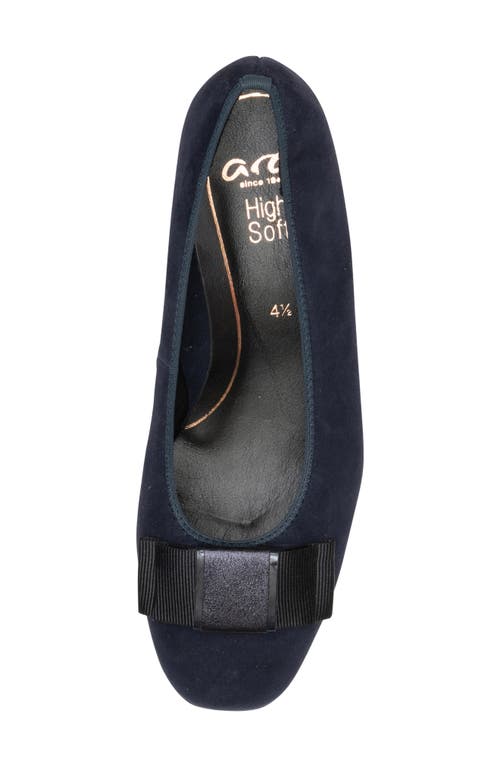 Ara Garnet Suede Pump In Blue