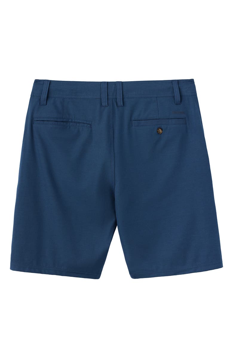 O'Neill Reserve Light Check 19-Inch Water Resistant Hybrid Shorts, Alternate, color, Navy