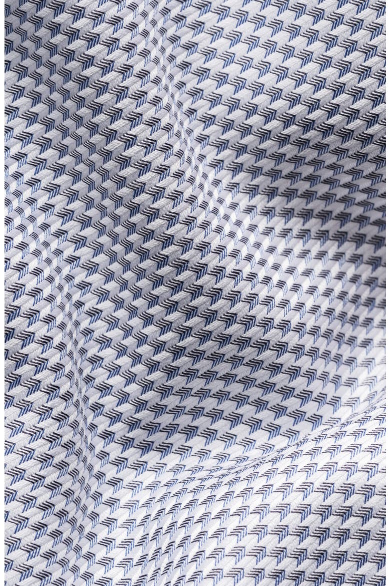 Contemporary Fit Houndstooth Dress Shirt, Alternate, color, NAVY