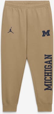 Jordan Brand Men's Jordan Brand  Beige Michigan Wolverines Primetime Club Fleece Joggers