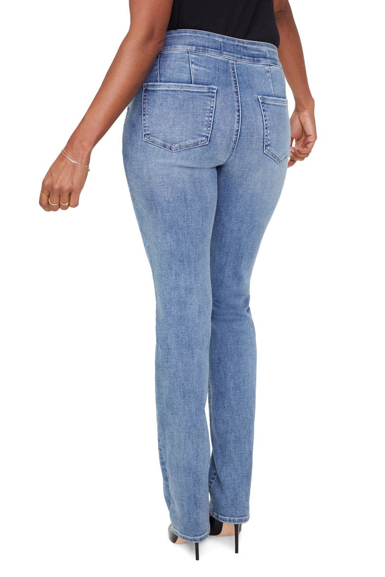 Marilyn Buckle Waist Straight Leg Jeans, Alternate, color, COHEED