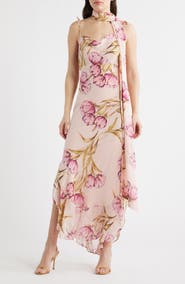 Steve Madden Jaila Ruffle Floral Maxi Dress
