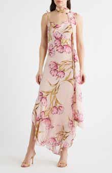 Jaila Ruffle Floral Maxi Dress