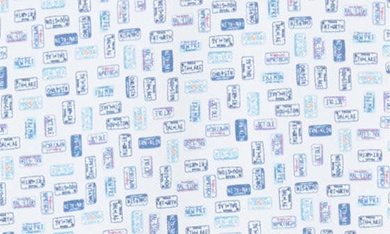 Мужские johnnie-O Roadtrip Hangin' Out License Plate Print Short Sleeve Button-Up Shirt — фото 7