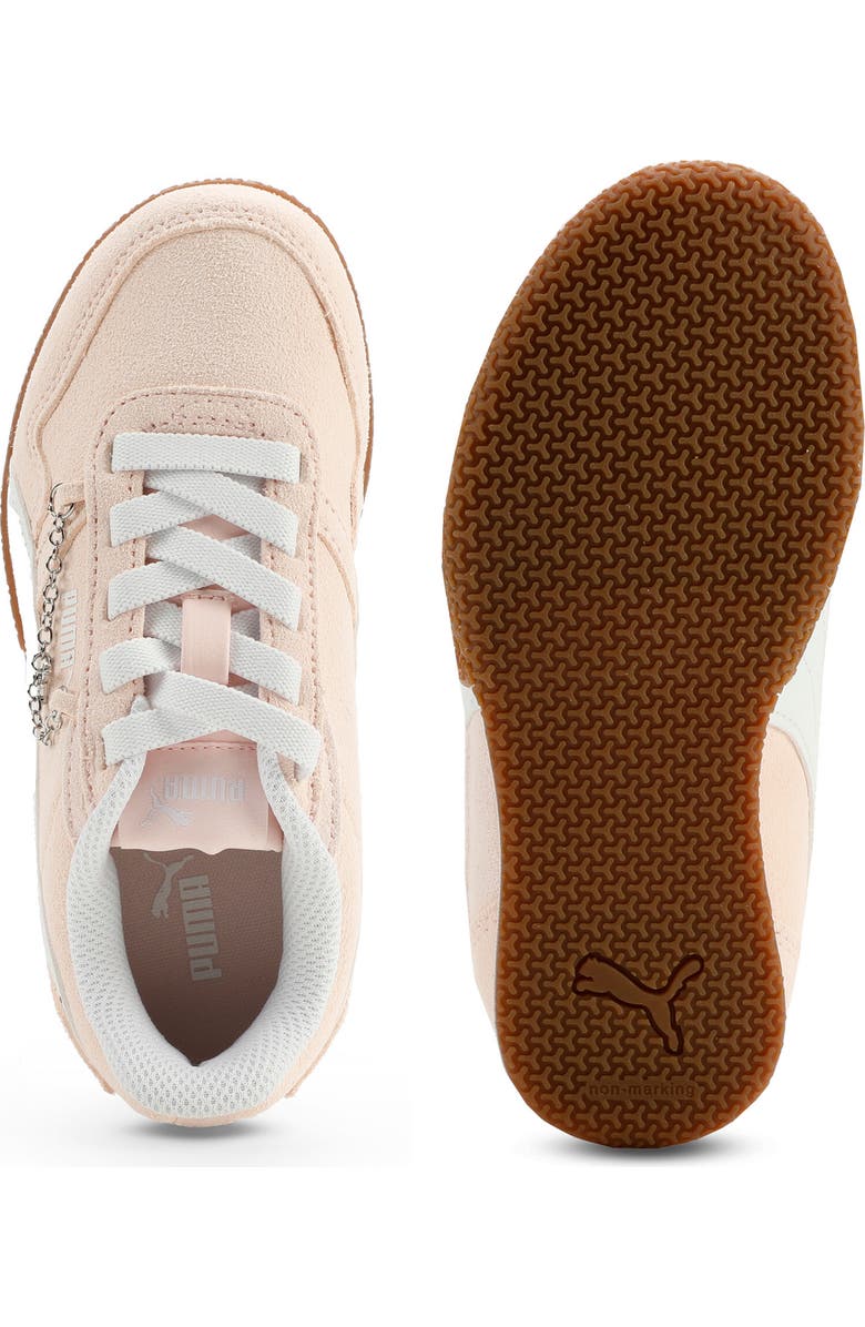 PUMA Kids' Bella Donna Metallic Sneaker, Alternate, color, Frosty Pink/ Puma White