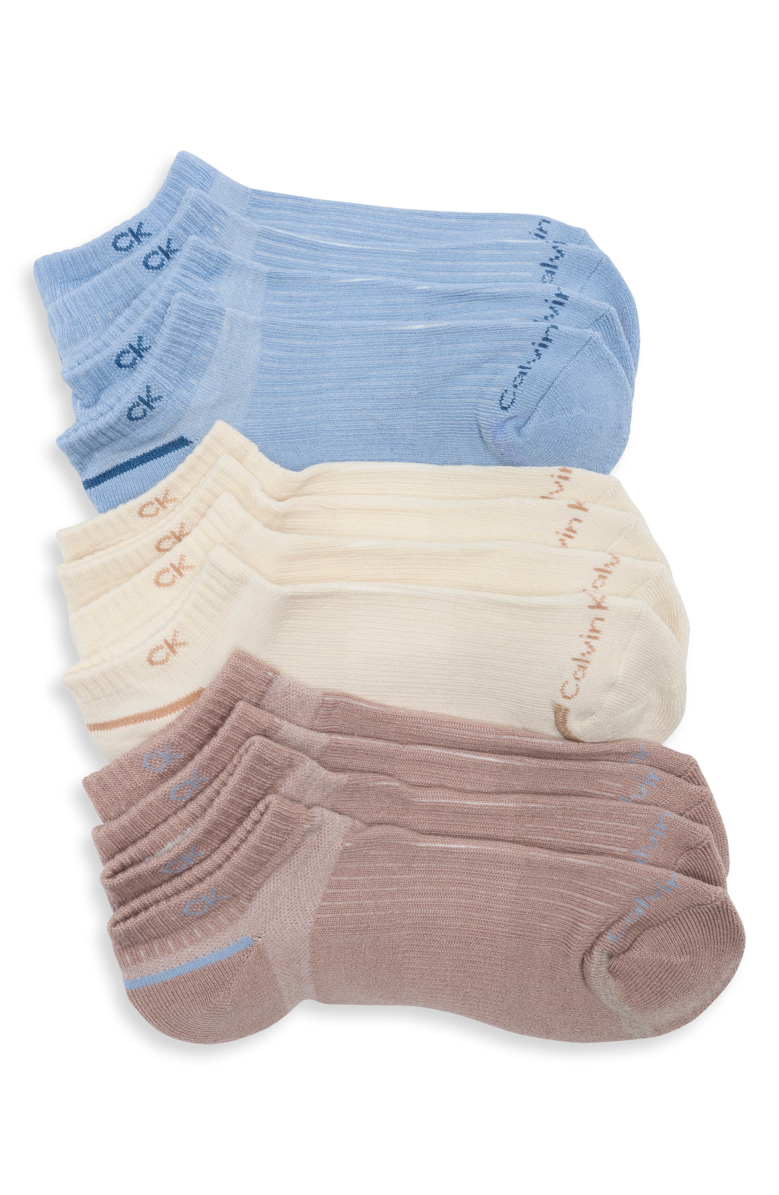 Calvin Klein 6-Pack Assorted No Show Socks
