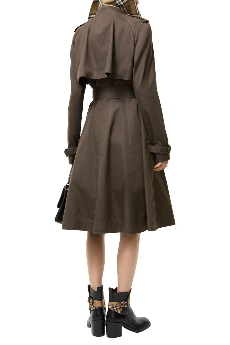 Pembury Cotton Trench Coat, Alternate, color, ESTUARY BROWN