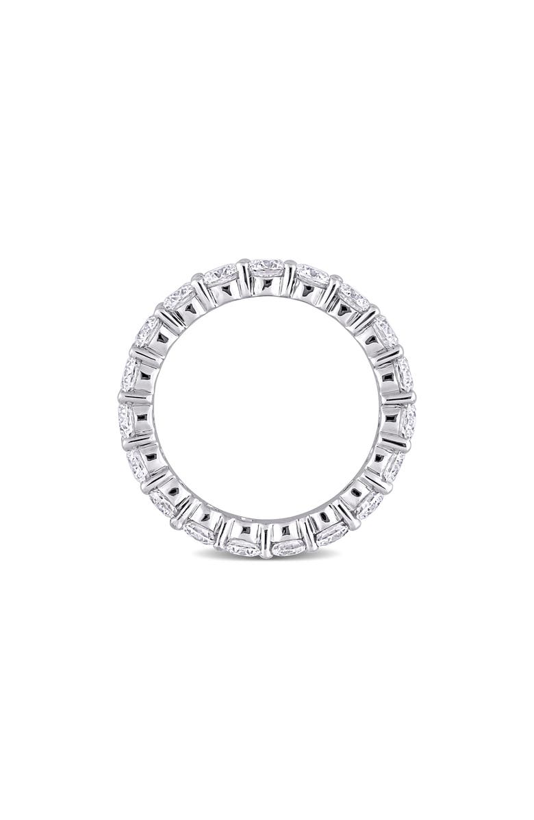 DELMAR Lab Created Moissanite Band Ring, Alternate, color, White