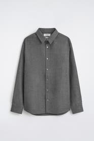 COS Relaxed Wool-Flannel Shirt