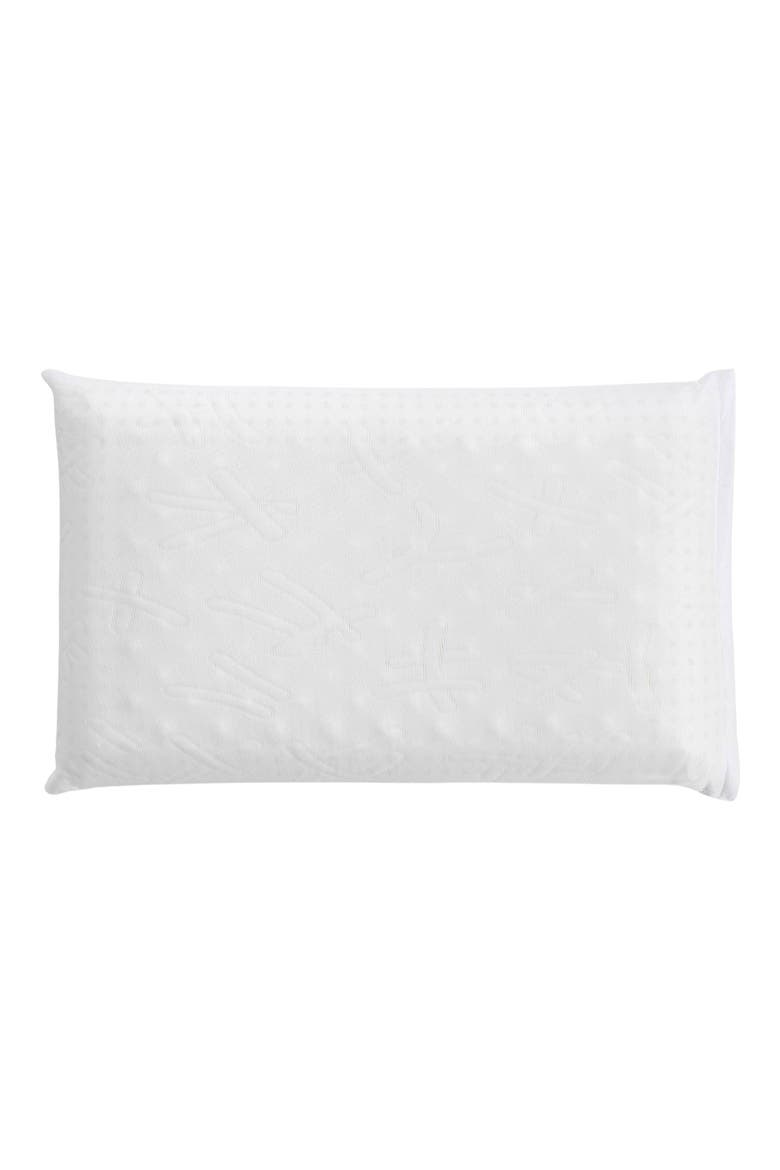 Visco Massage Pillow, Main, color, WHITE