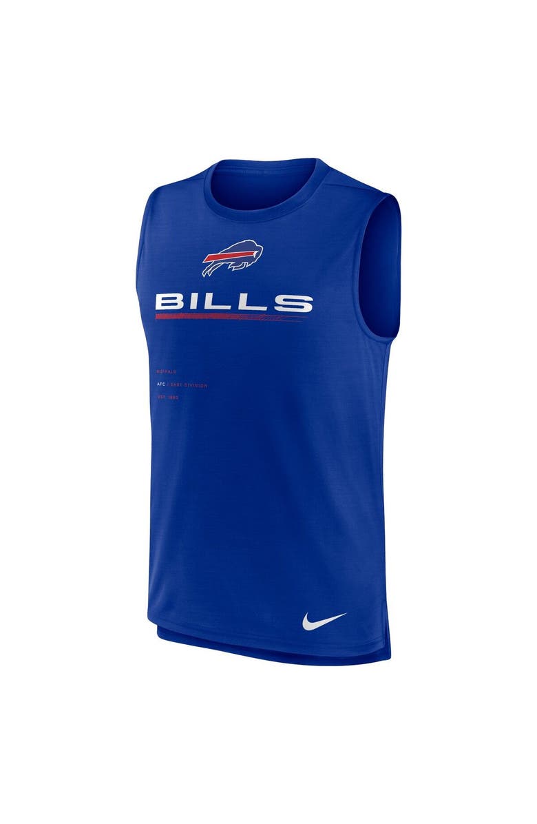 Nike Men's Nike Royal Buffalo Bills Muscle Trainer Tank Top, Alternate, color, 