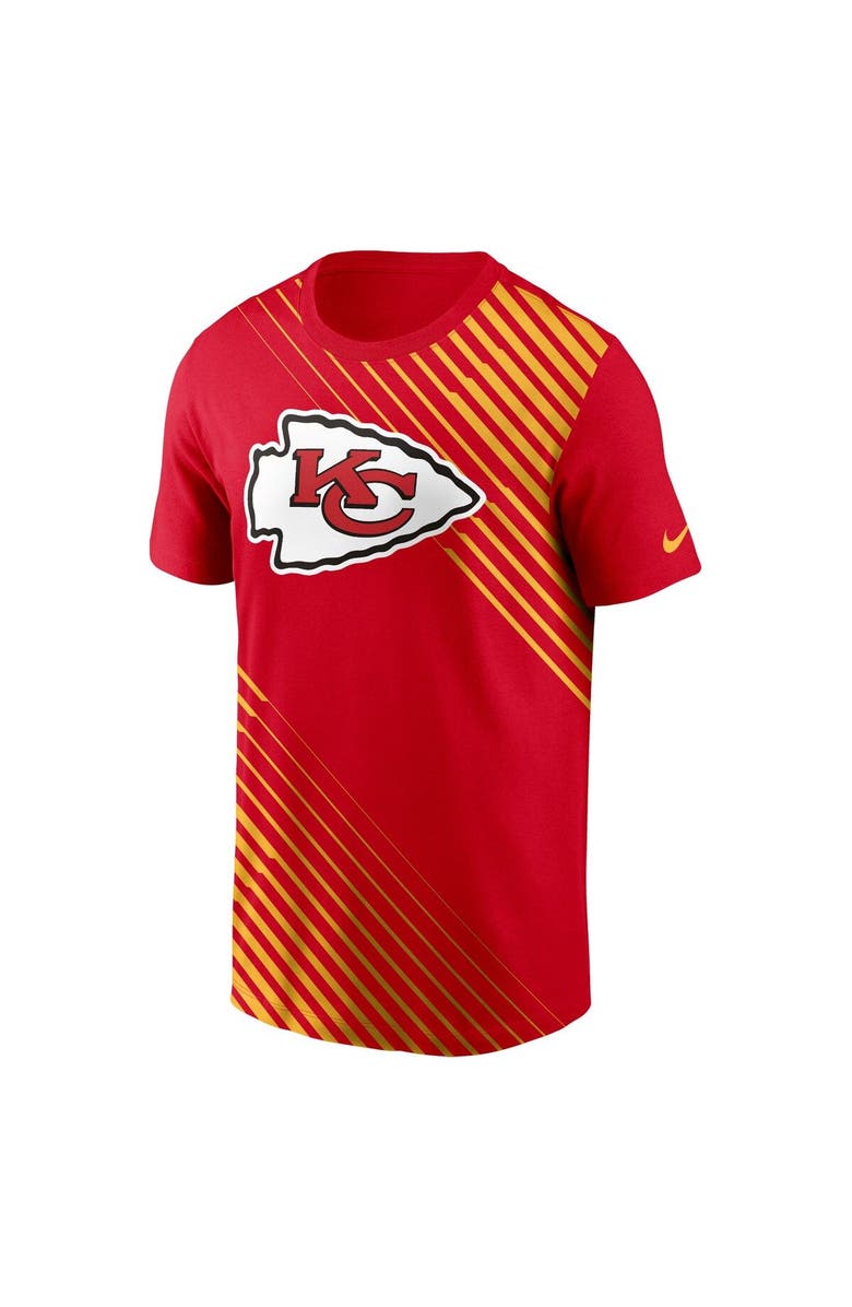 Nike Men's Nike  Red Kansas City Chiefs Yard Line Fashion Asbury T-Shirt, Alternate, color, Red