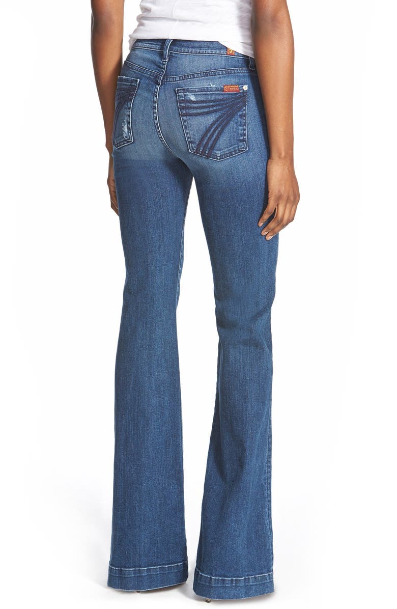 7 For All Mankind <sup>®</sup> b(air) Tailorless Dojo Wide Leg Jeans, Alternate, color,