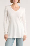 GO COUTURE V-Neck Tunic Sweater