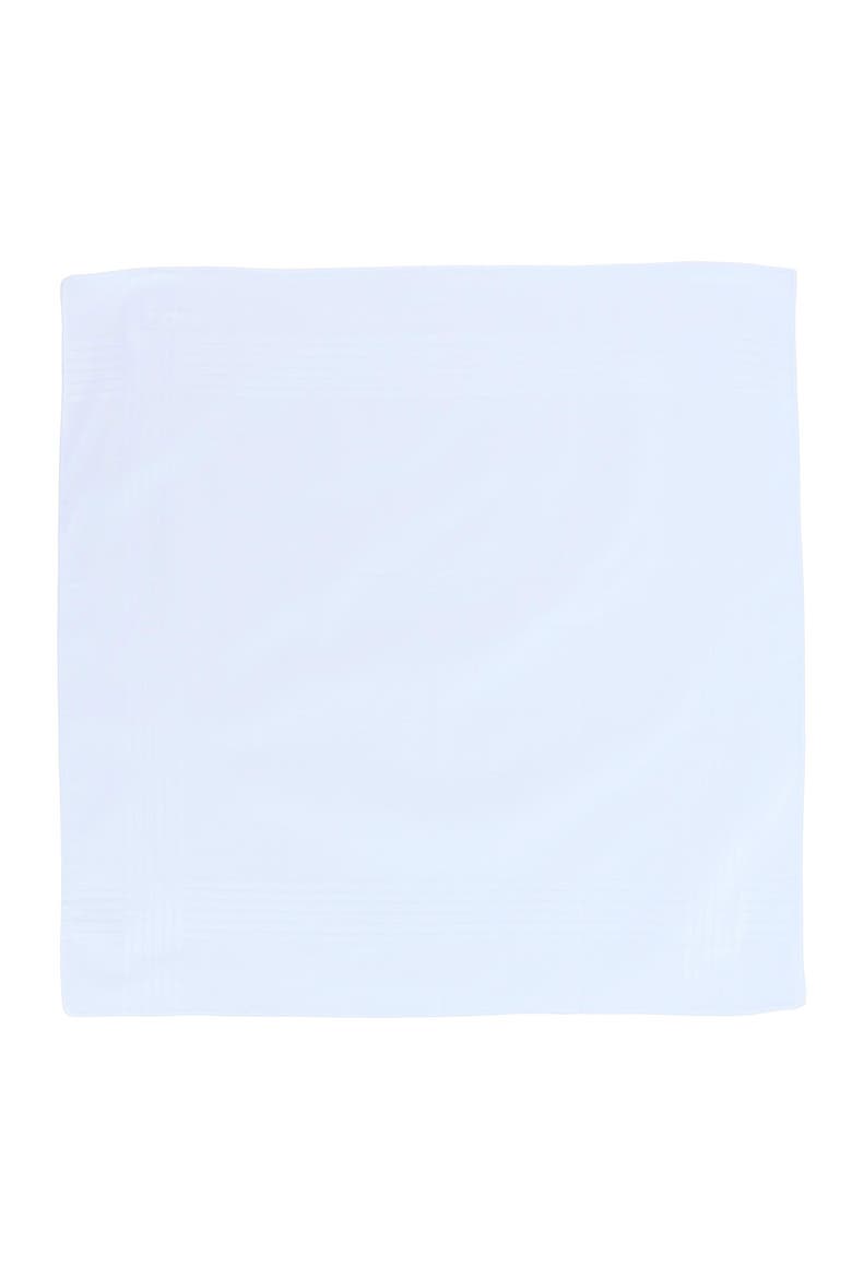 Baker's Dozen 13-Pack Cotton Handkerchiefs, Alternate, color, WHITE