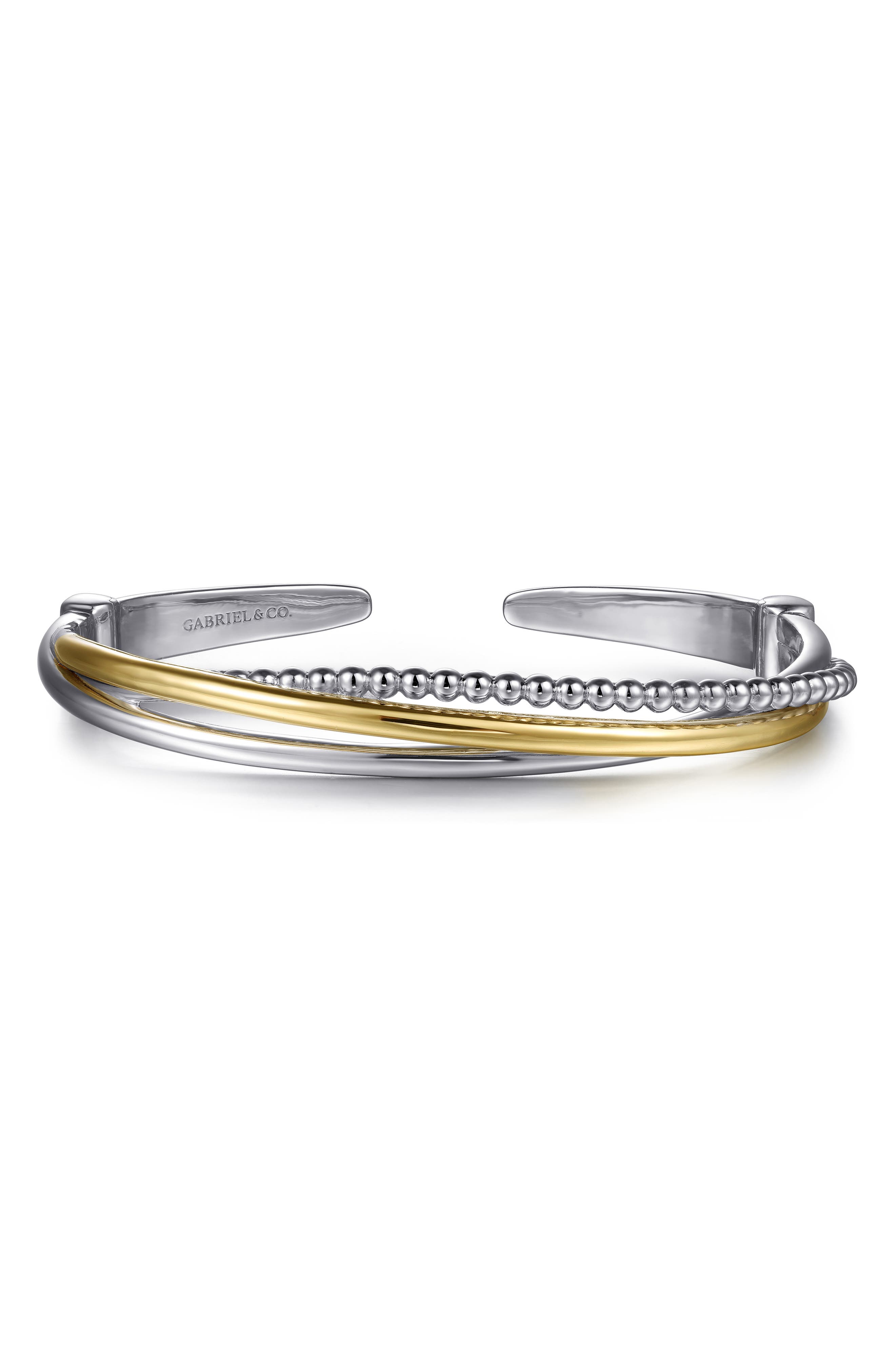 selected SILVER/ 14K YELLOW GOLD