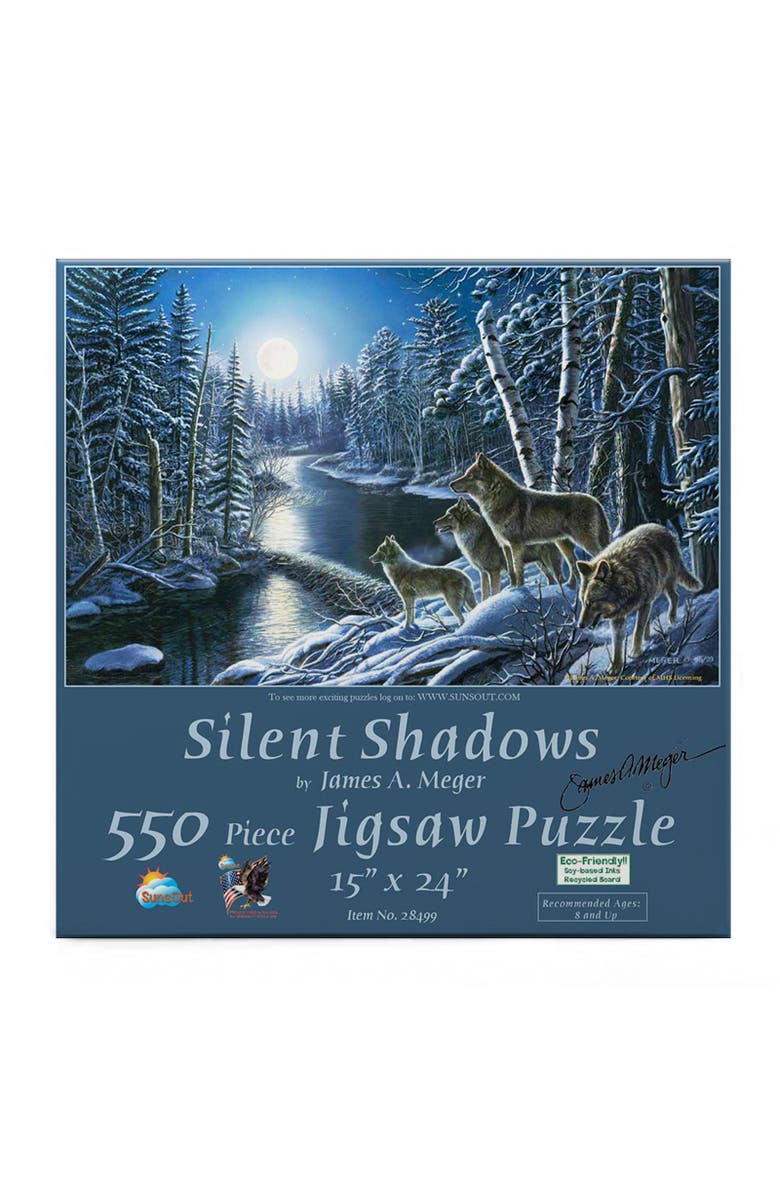Sunsout Silent Shadows 550 piece Jigsaw Puzzle for Adults, Alternate, color, Multicolor