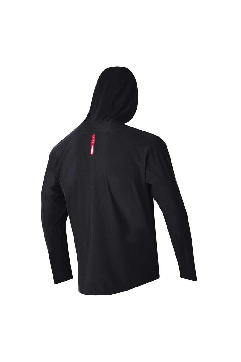 Men's Under Armour Black Texas Tech Red Raiders Unstoppable Raglan Full-Zip Jacket, Alternate, color, Black
