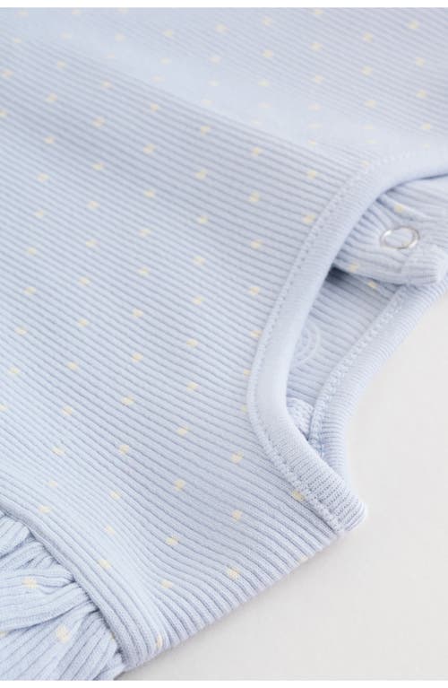 Next Kids' Frill Hem T-shirt & Leggings Set In Blue