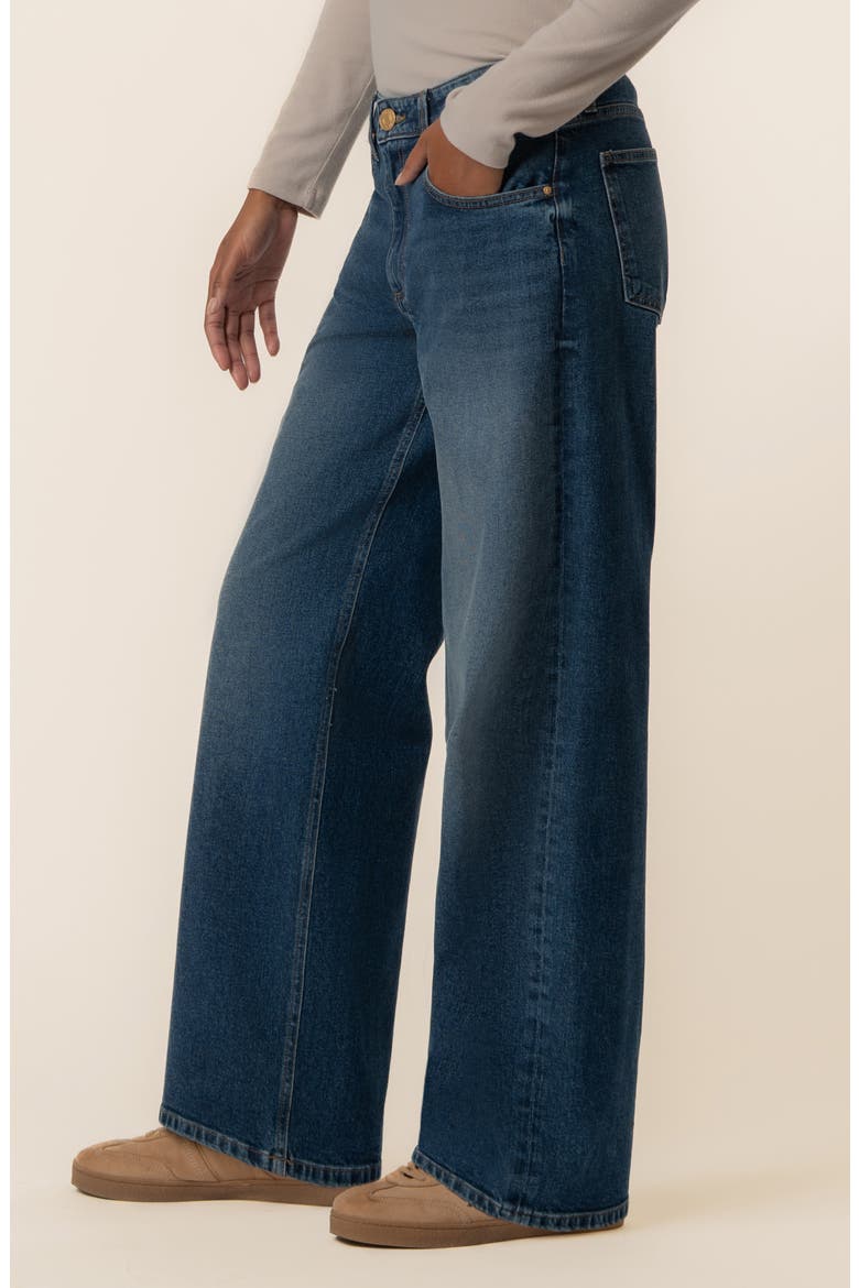 Selena Low Rise Baggy Straight Leg Jeans, Alternate, color, GRACEFULLY