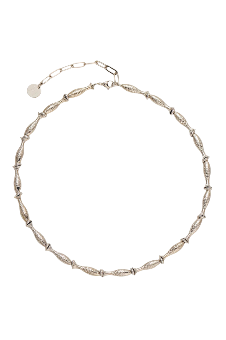 Catch of the Day Necklace, Main, color, Silver