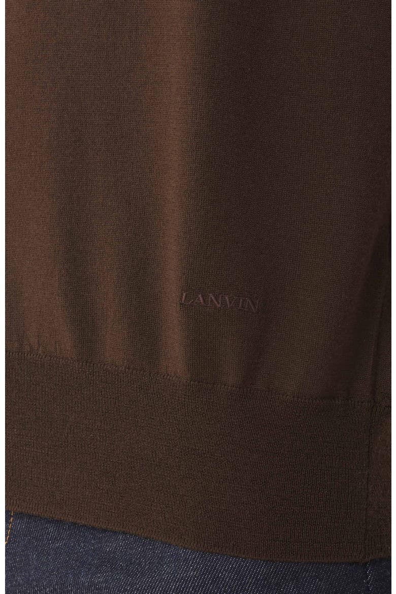 Classic Cardigan In Merino Wool, Alternate, color, Ebony