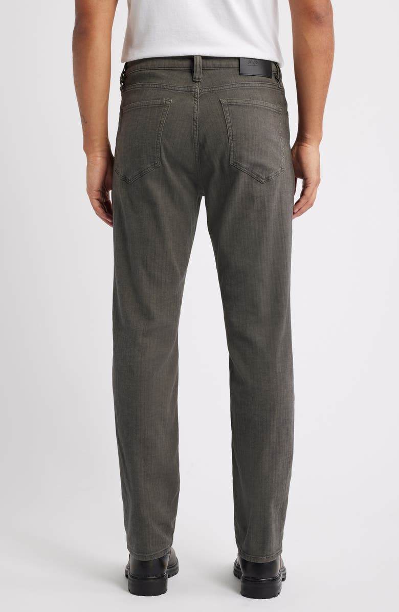 34 Heritage Charisma Herringbone Relaxed Straight Leg Pants, Alternate, color, Dark Olive Herringbone