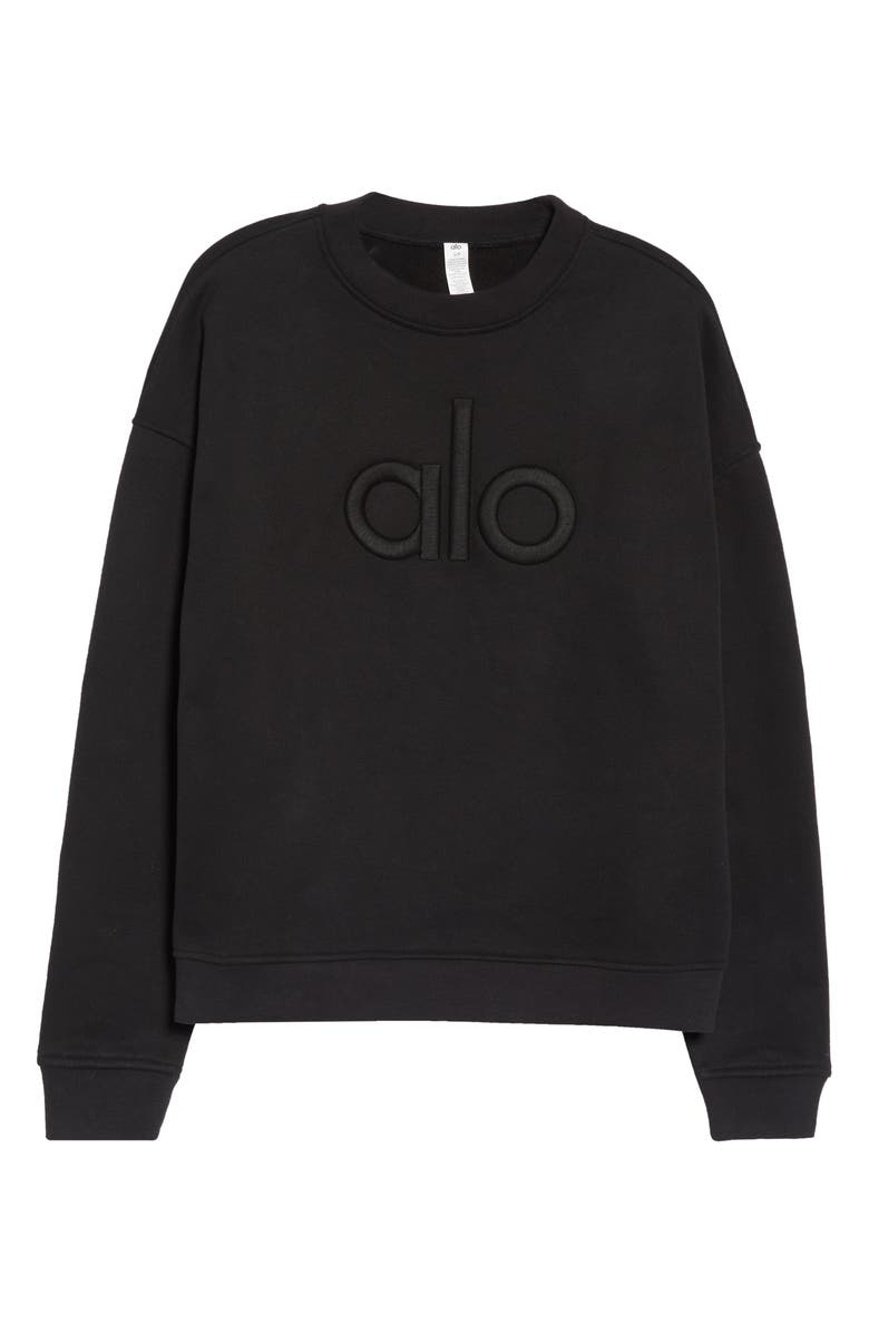 Alo Renown Emblem Sweatshirt, Alternate, color,