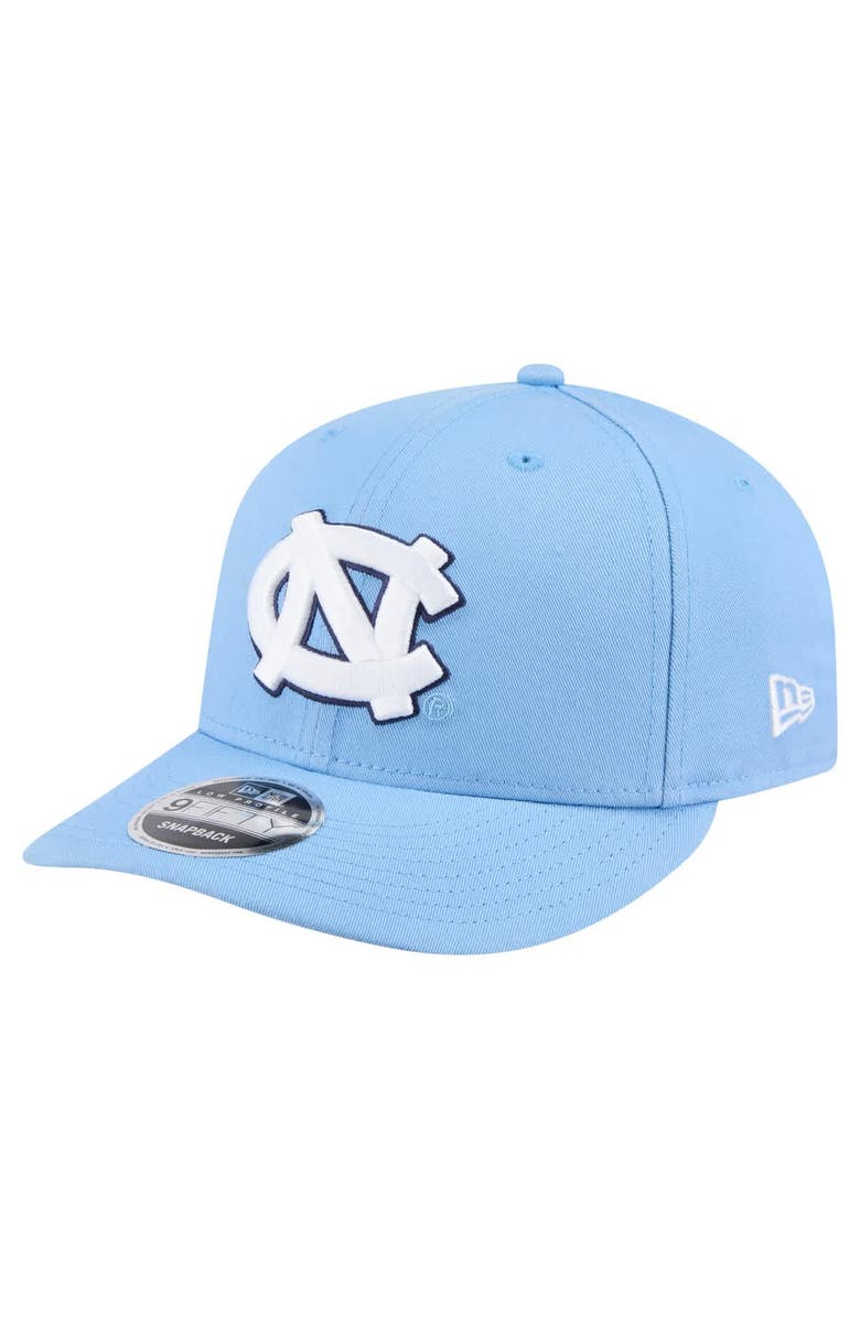 New Era Men's New Era Carolina Blue North Carolina Tar Heels Low Profile 9FIFTY Snapback Hat, Main, color, 