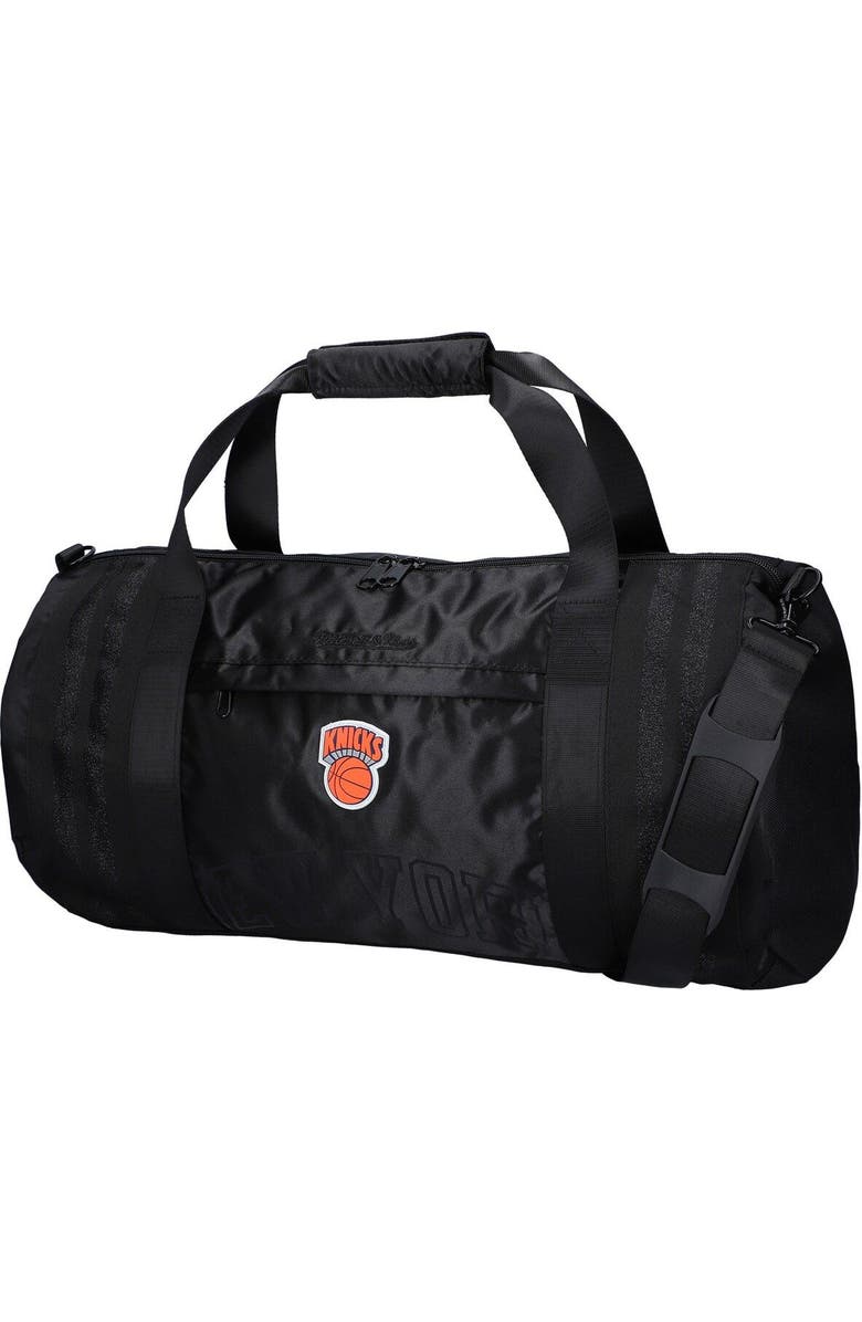 Mitchell & Ness New York Knicks Hardwood Classics Satin Duffel Bag, Main, color,