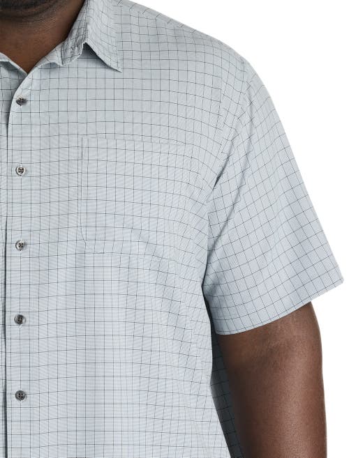 Synrgy By Dxl Big & Tall Plaid Microfiber Sport Shirt