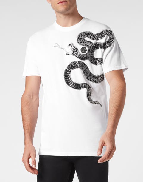 T-Shirt Round Neck Ss Snake Men