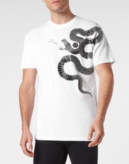 PHILIPP PLEIN T-Shirt Round Neck Ss Snake Men