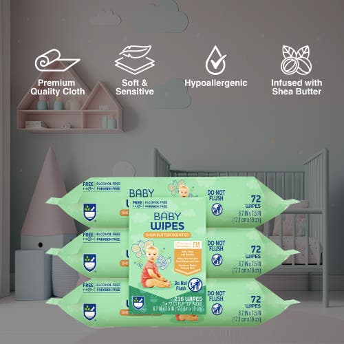 Pursonic Everyday Care & Clean Bundle Baby Wipes With Aloe + Makeup Remover Cleansing Towelettes In Multi