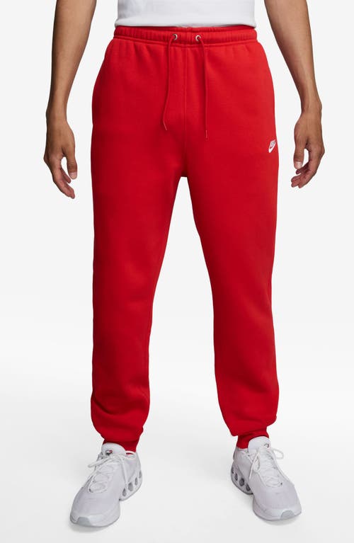 Nike Club Fleece Joggers In Red