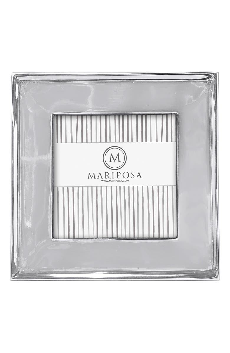 Mariposa Signature Recycled Aluminum Picture Frame, Main, color, Silver