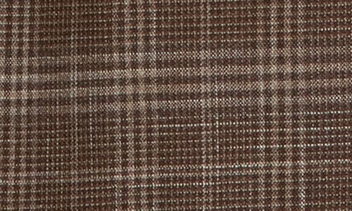 Tom Baine Plaid Two-button Sport Coat In Animal Print