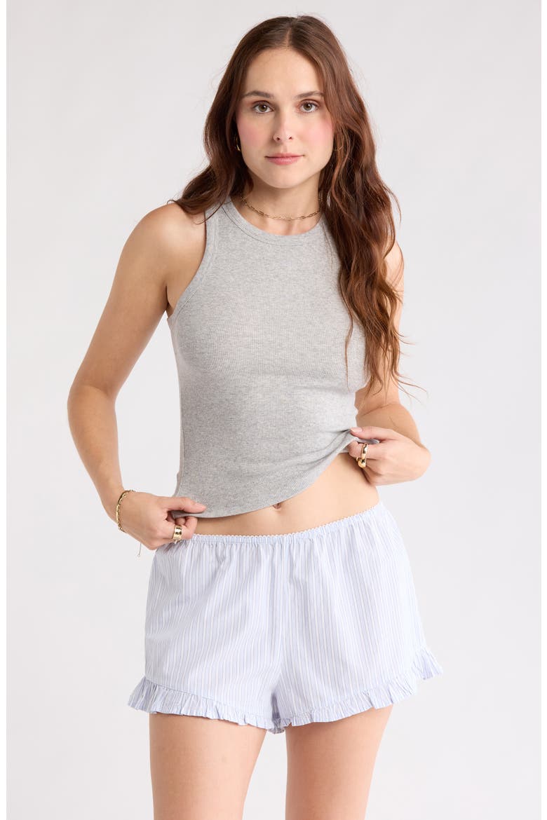 Rib Tank, Main, color, GREY HEATHER