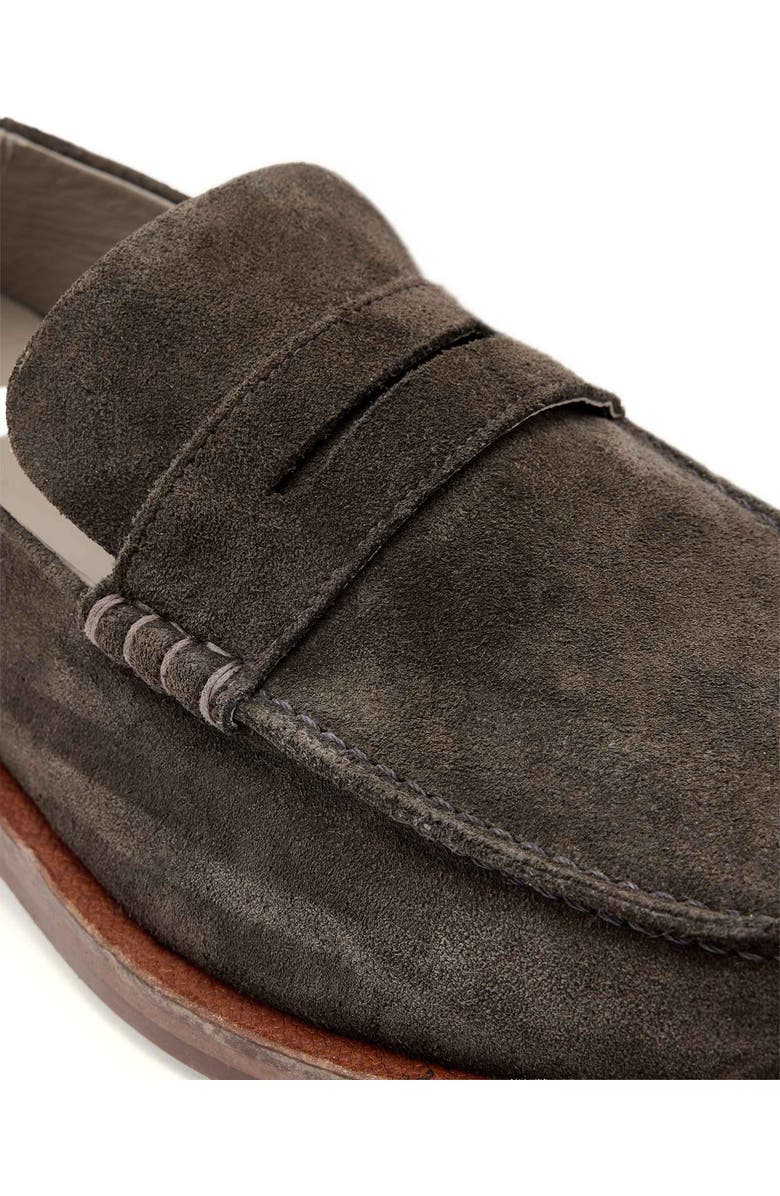 AllSaints Bloom Convertible Penny Loafer, Alternate, color, Dark Brown