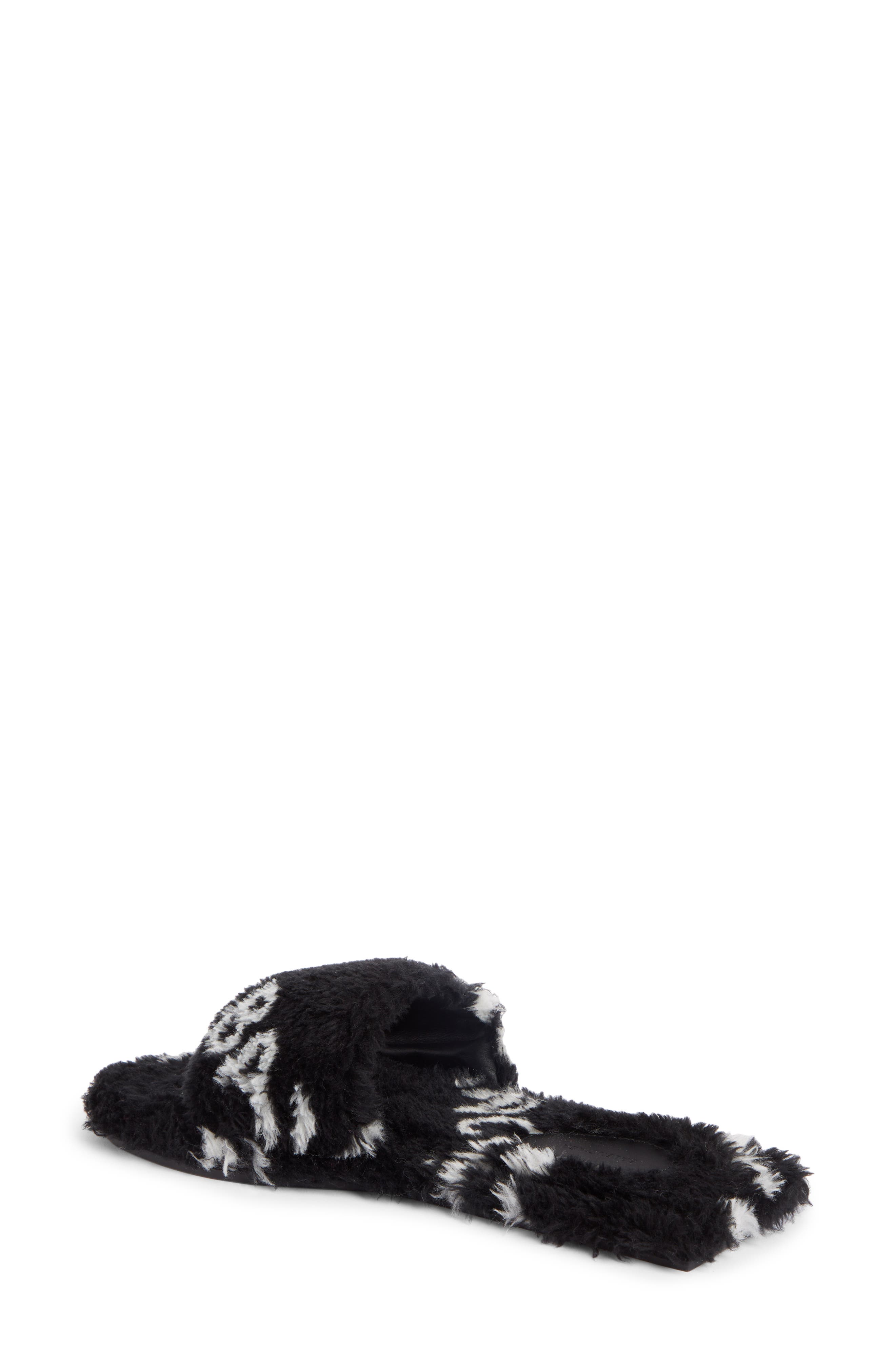 Balenciaga Fluffy Slide Sandal, Alternate, color, 