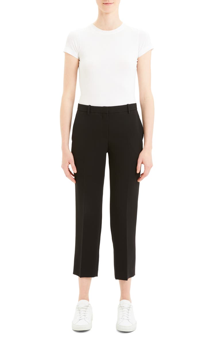 Theory Tailored Ankle Trousers, Alternate, color, 