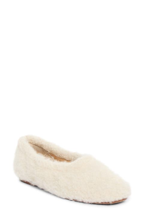 Emperor Faux Shearling Flat