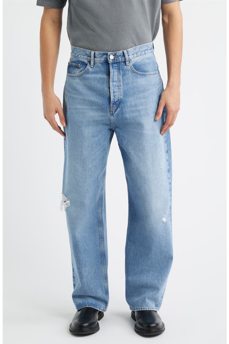 Ripped Baggy Jeans, Main, color, AERIS GRIND