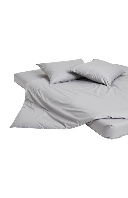 Italic Luxe Australian Sateen Pillowcase Set In Gray