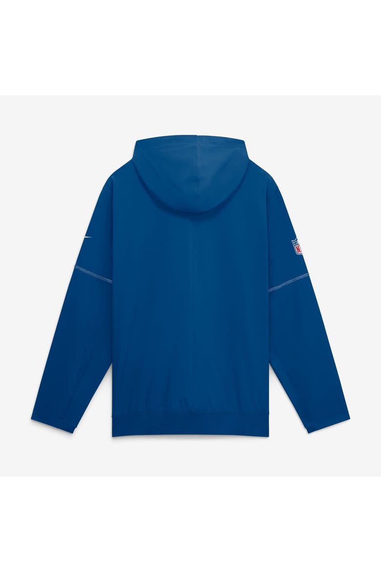 Men's Nike Royal Indianapolis Colts Sideline Logo Glory Anorak Half-Zip Hooded Jacket, Alternate, color, Royal