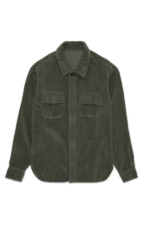 Short Corduroy Overshirt
