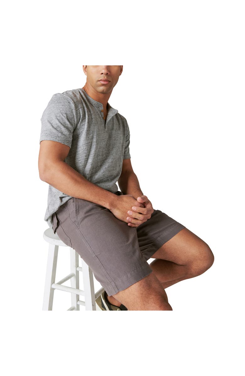 Lucky Brand Drawstring Waist Cotton & Linen Short, Alternate, color, 