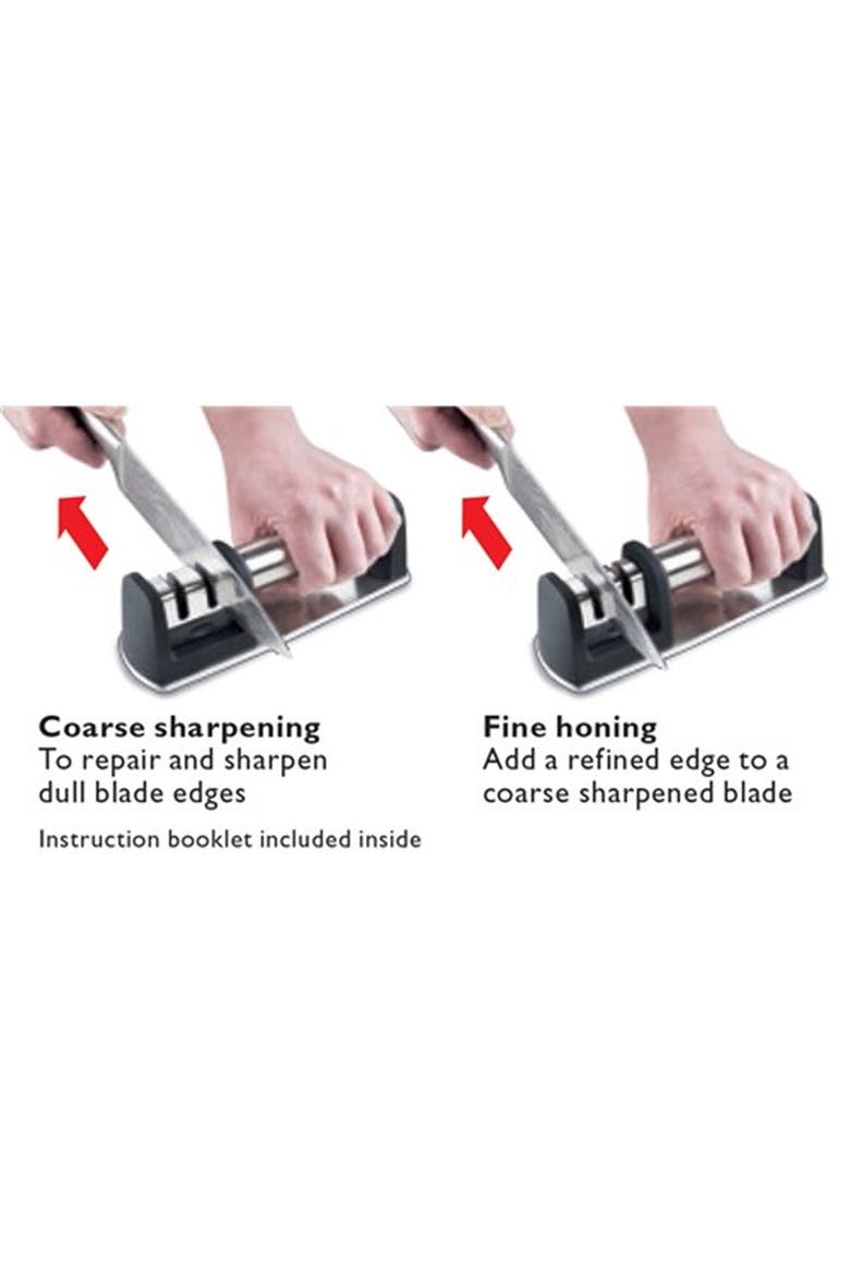 Damashiro® 2-Step Knife Sharpener, Alternate, color, Black