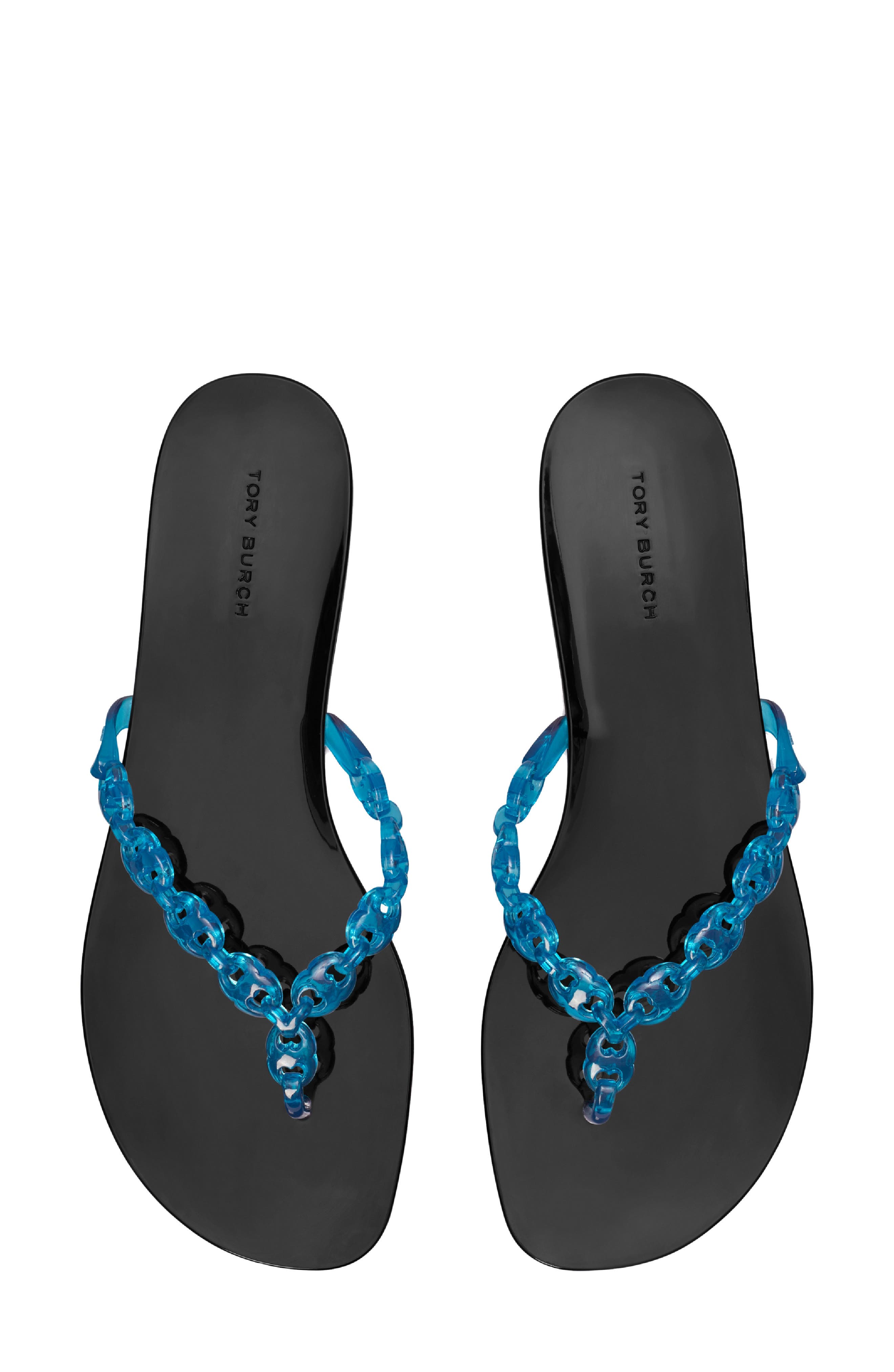 Gemini Link Jelly Flip Flop, Alternate, color, DEEP BLUE / PERFECT BLACK